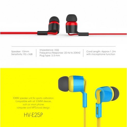Casti audio In-ear Havit HV-E25P control telefon